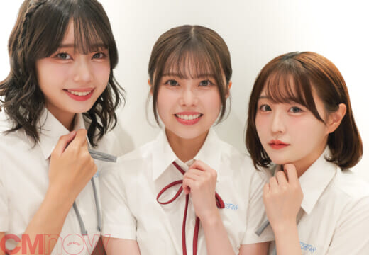 「この夏、この曲といっぱい思い出を作りたい」HKT48 19枚目シングル「半袖天使」を地頭江音々、市村愛里、梁瀬鈴雅が語る。